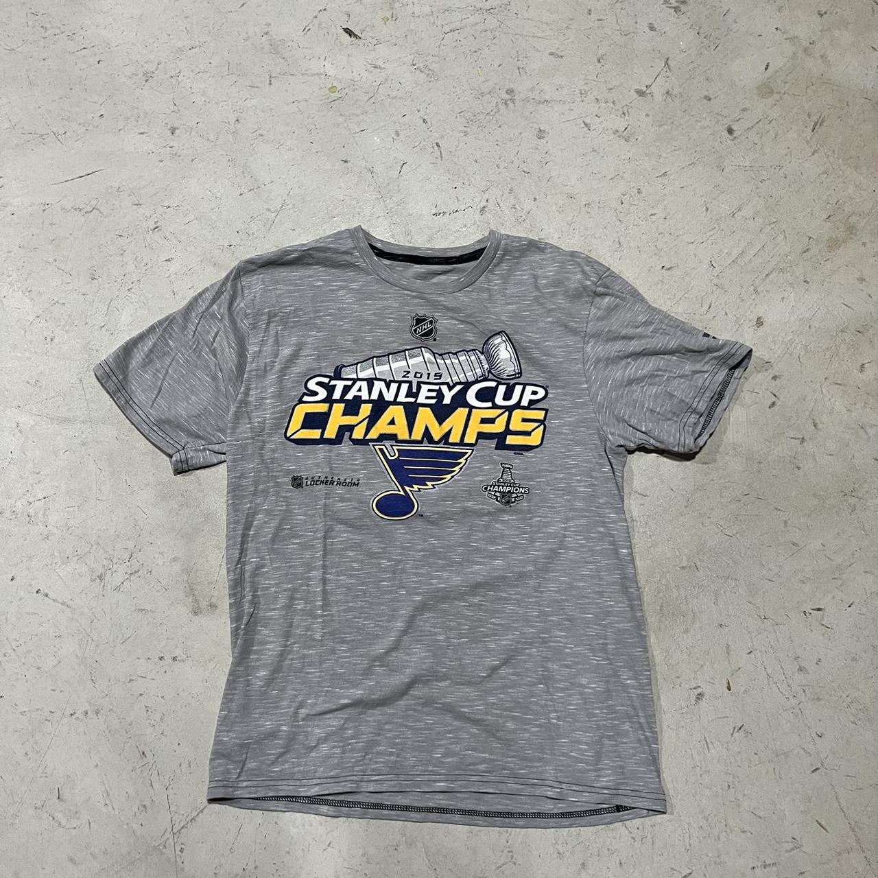 Modern Stanley Cup shirt, NHL grey graphic tee - AU - Depop