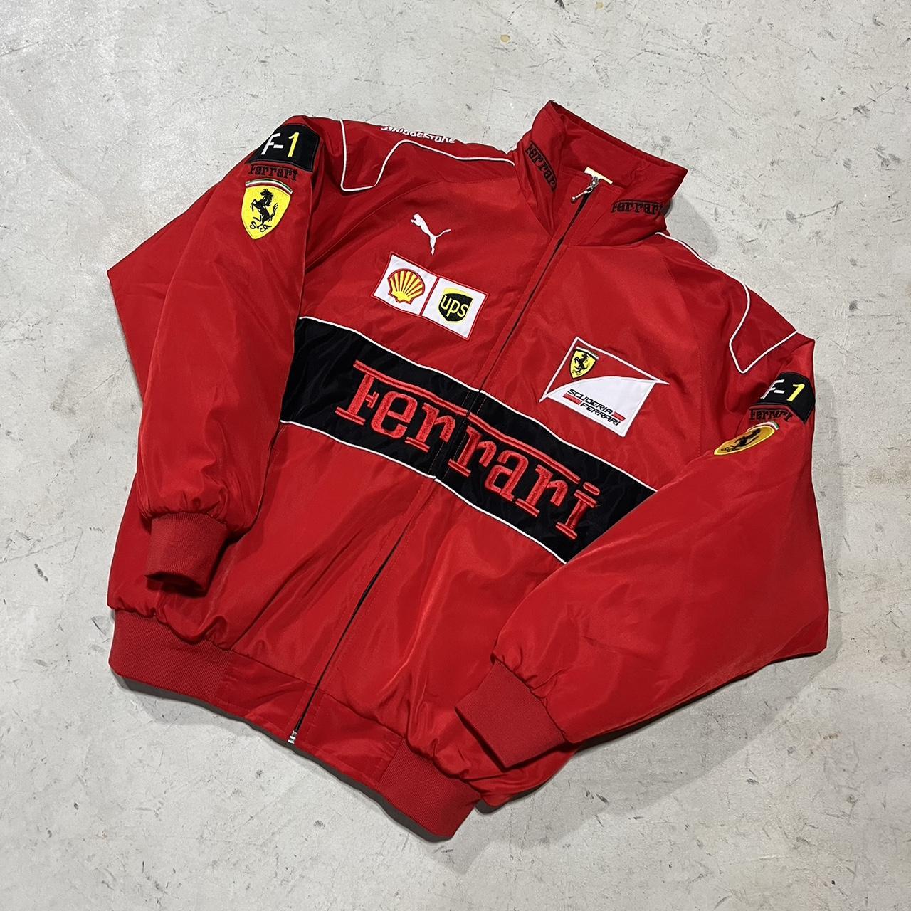 🚨 Ferrari Racing F1 Bomber Jacket In Like New... - Depop