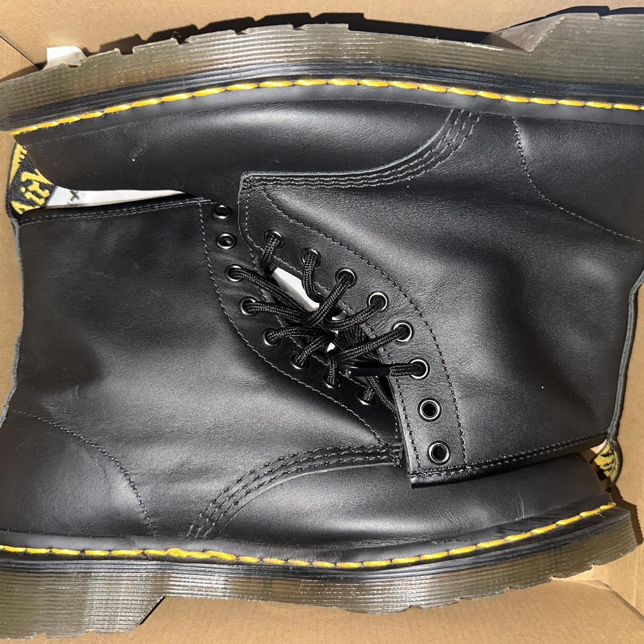 Doc martens 1460 black boot Size 9 mens/10 in... - Depop