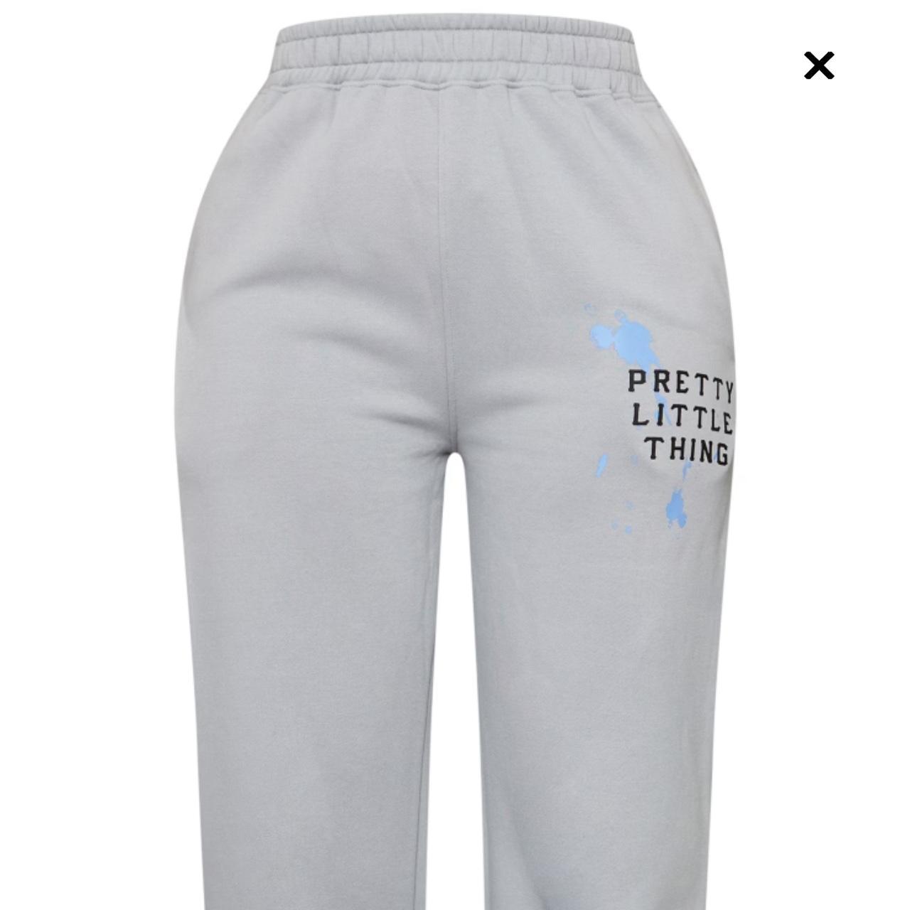 PLT Shape Grey Sweatpants (They fit oversized) - Depop