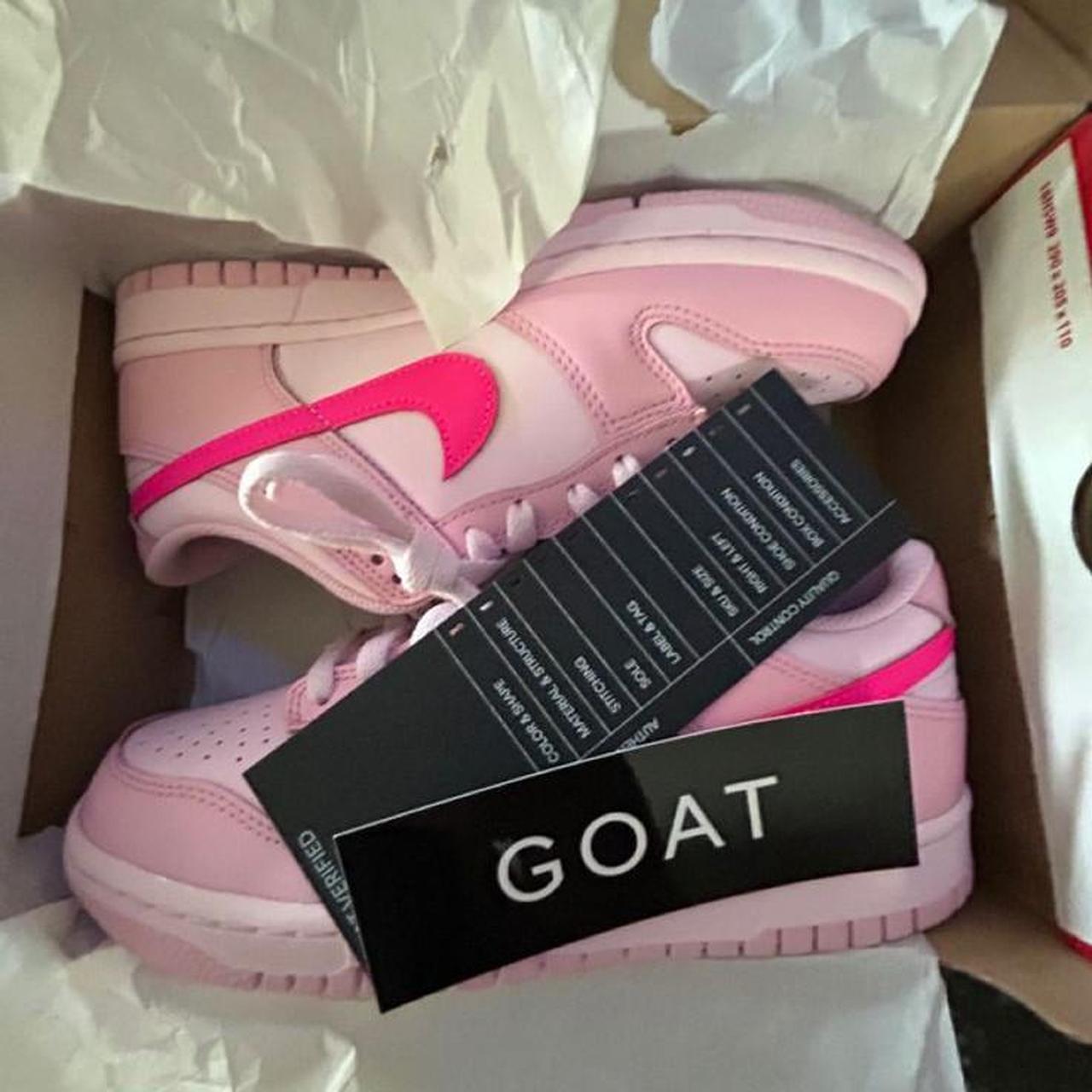 Pink Barbie Nike dunks Depop