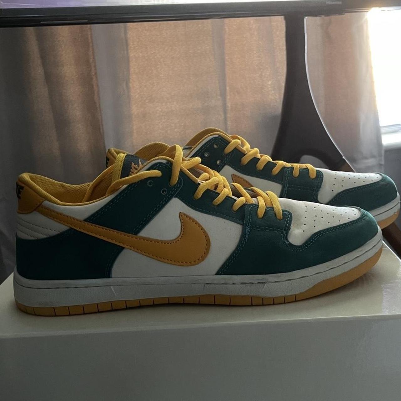 Nike SB Dunk Low (Legion Pine Kumquat) - Depop