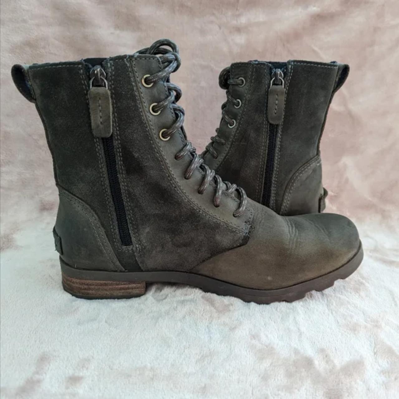 sorel women's green boots