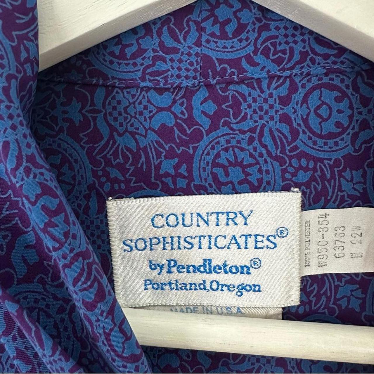 Pendleton Women's Top - Blue - 22 – Pendleton Cou… - image 3