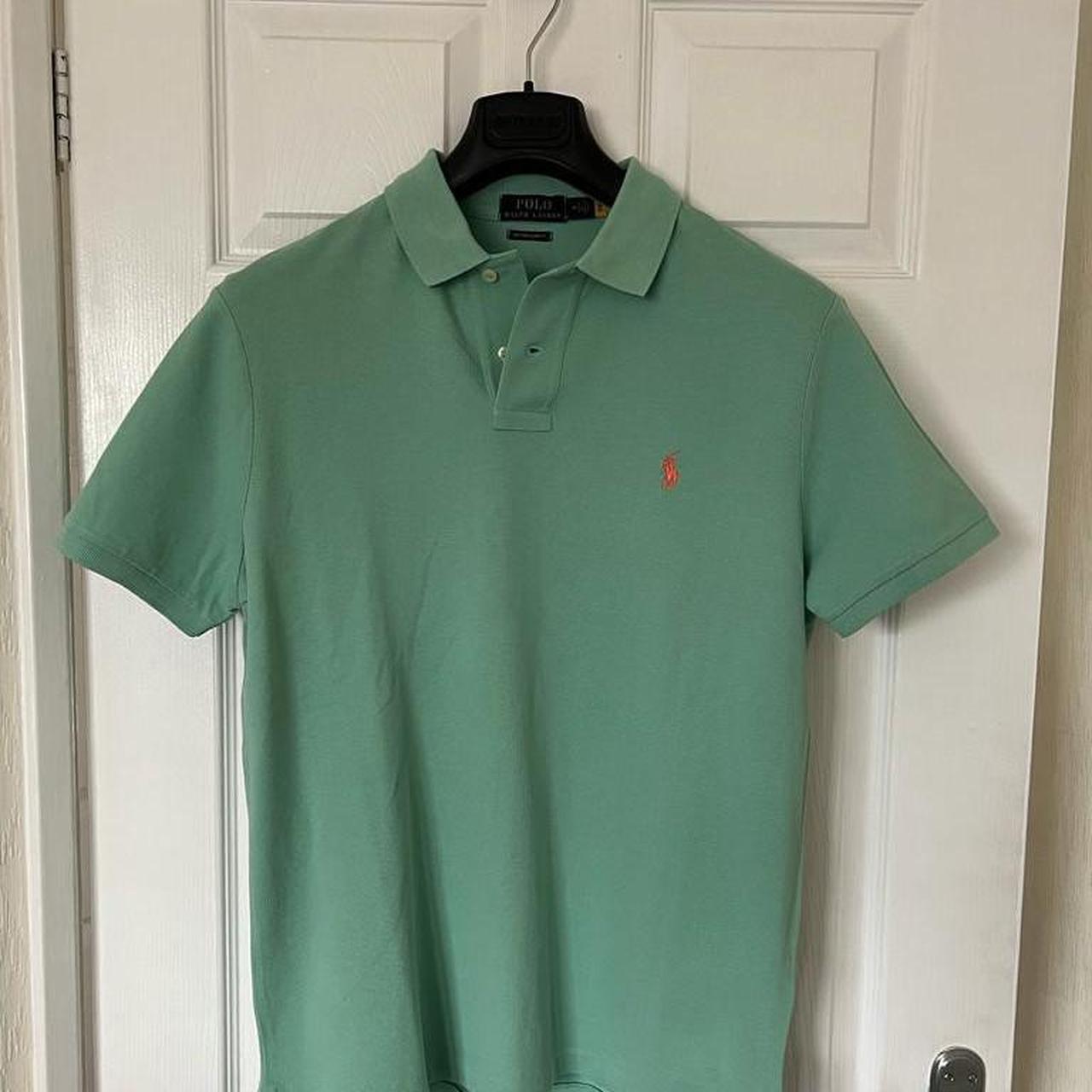 mint green polo ralph lauren shirt