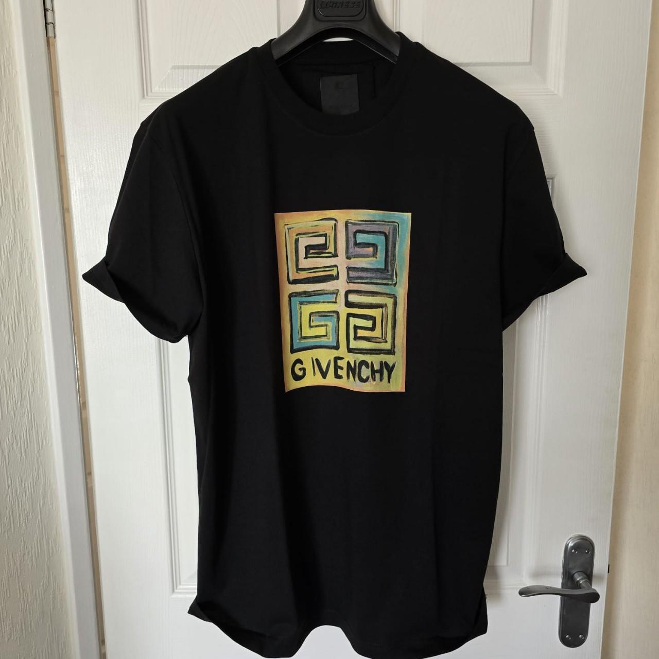 GIVENCHY Logo Print T-Shirt Short-sleeved t-shirt, | Depop