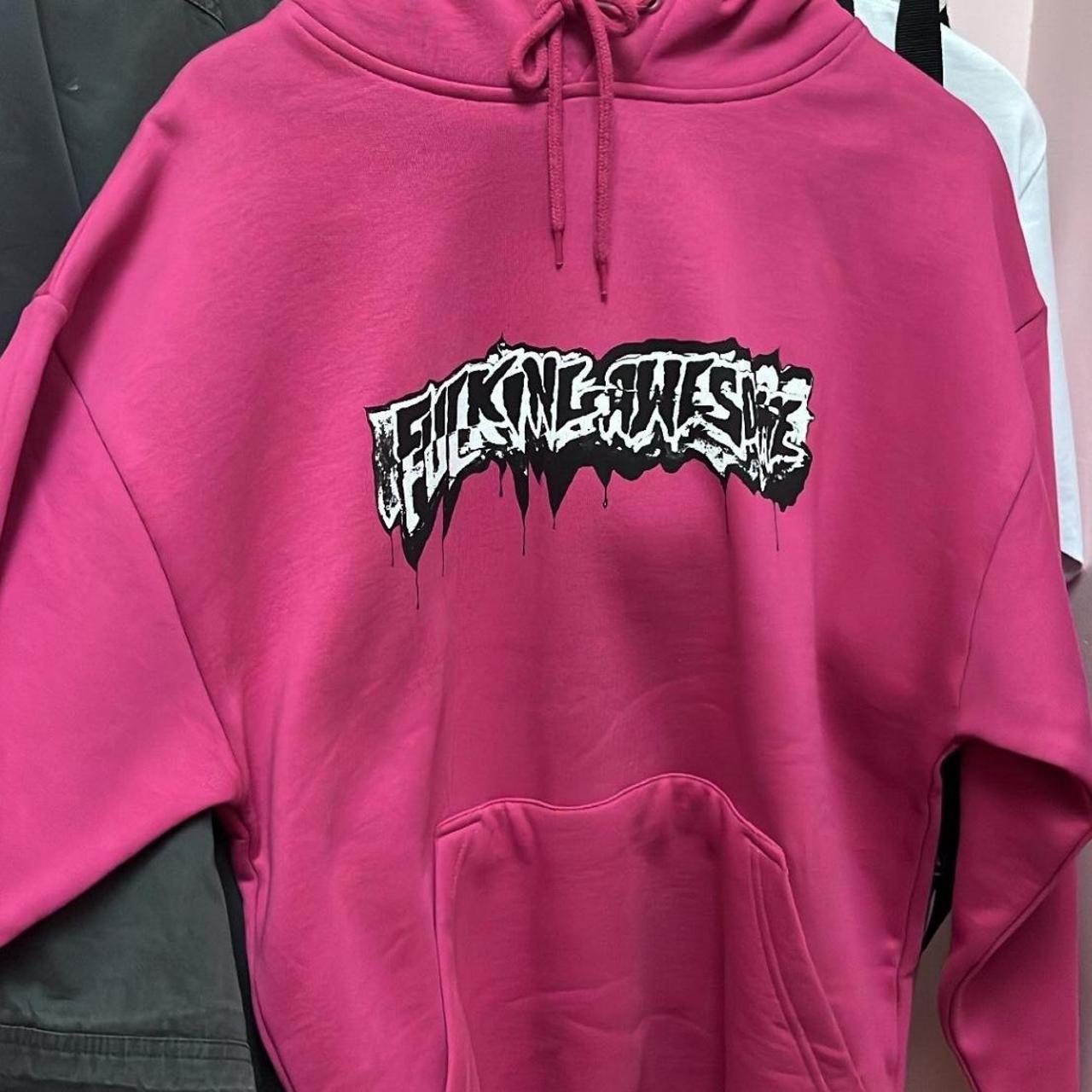 FuckingAwesome Cut Up Logo Hoodie Only worn once to... - Depop