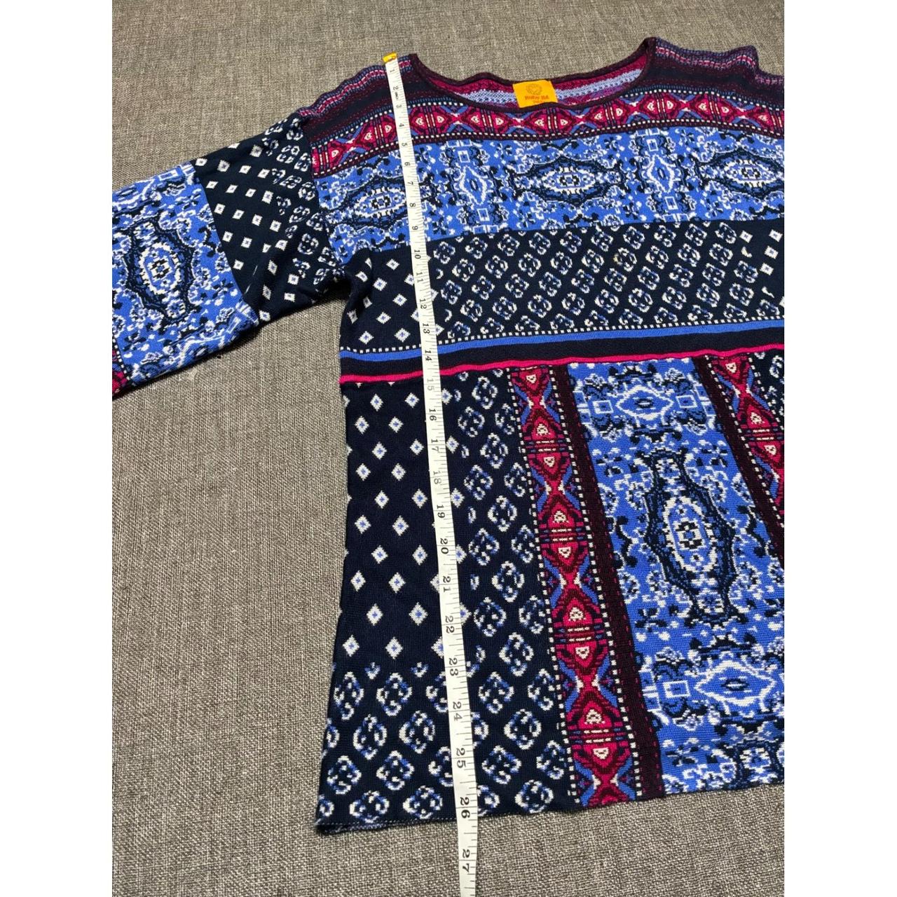 Ruby Rd. Women's Blouse - Blue/Pink – Ruby Rd. Pe… - image 4