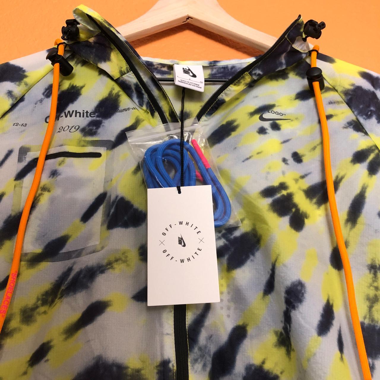 Nike x off discount white tie dye jacket