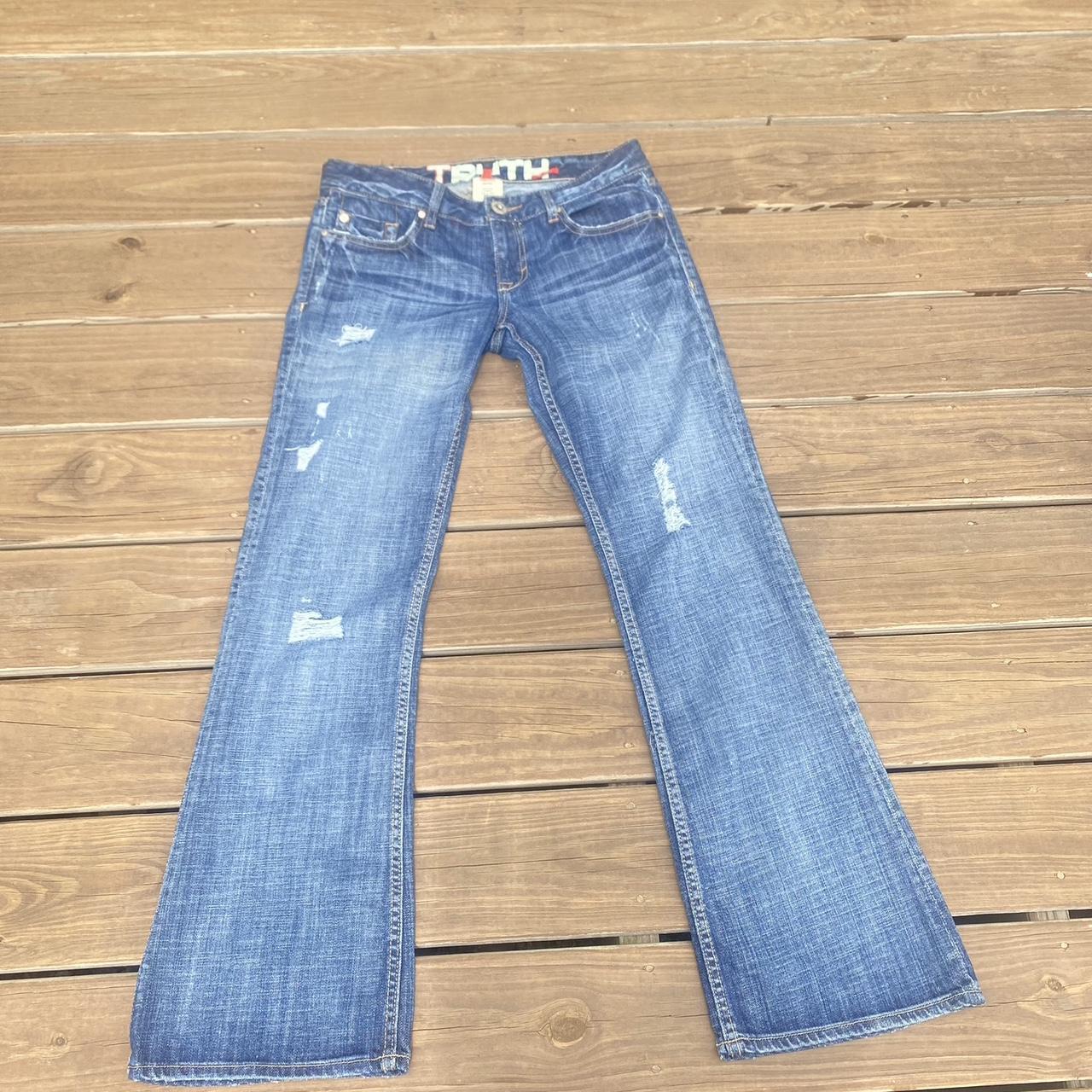 Naked truth low rise jeans Size 30 They change color... - Depop