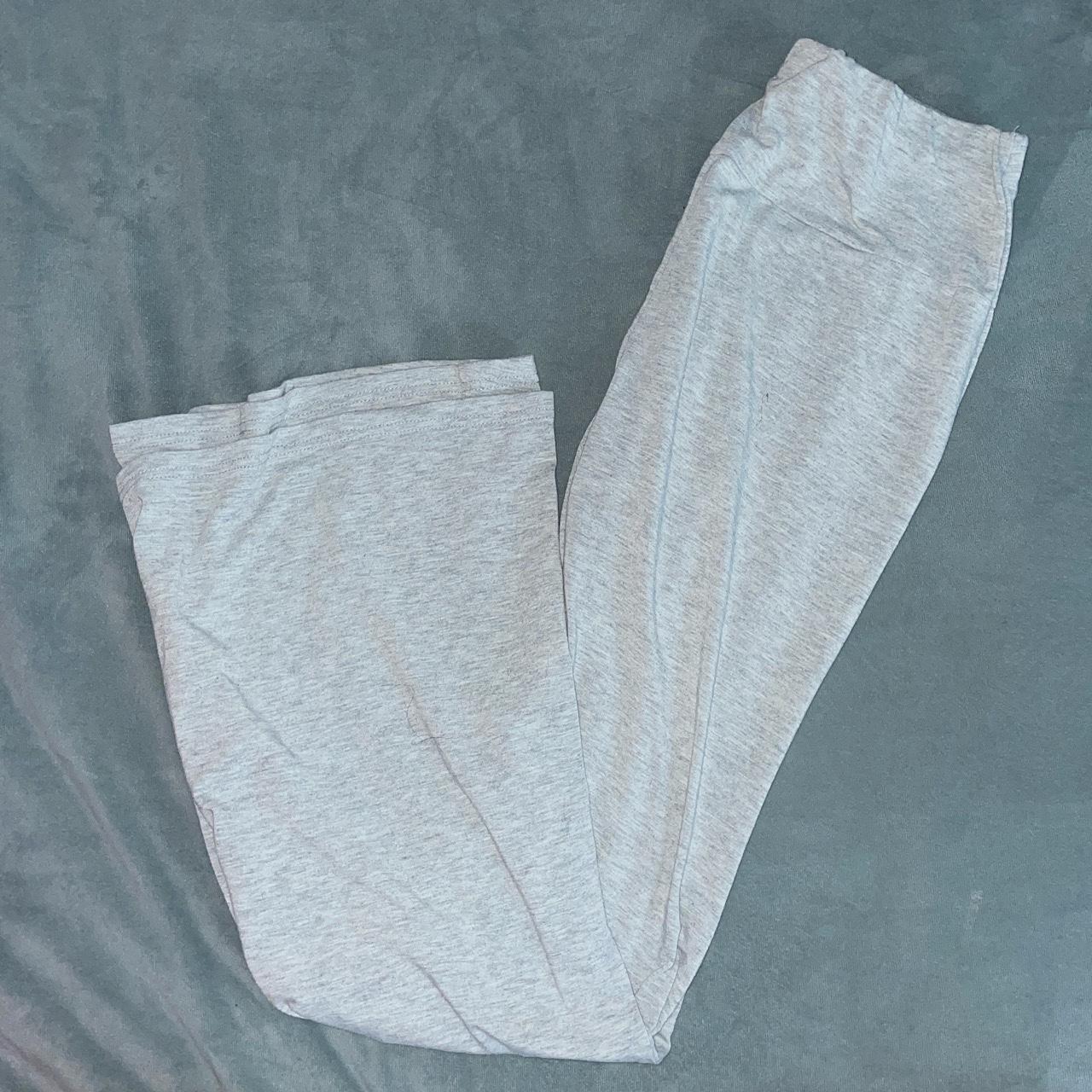 Grey Flare leggings - Never worn #flare #leggings... - Depop