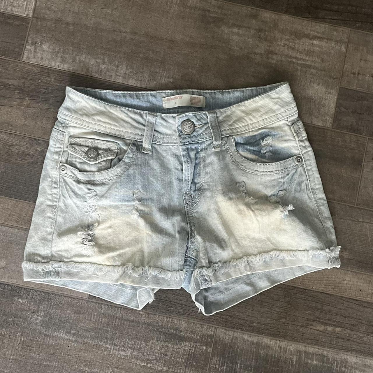 No Boundaries Jean Shorts Juniors Size 1 waist 26 Depop