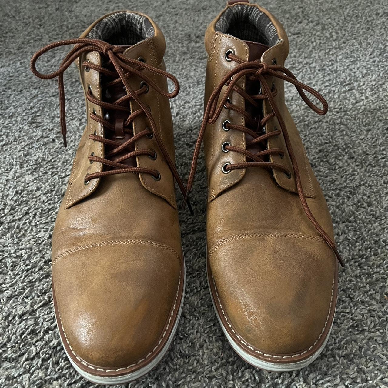 Ferro Aldo Men Mid-Top Boots Leather Brown