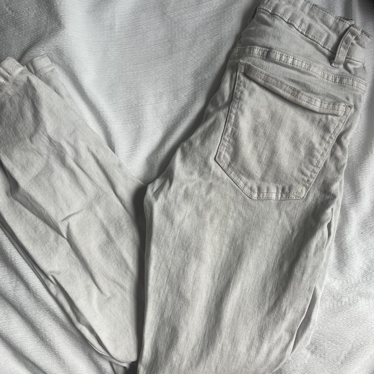 White cotton on pants no major flaws only a few... - Depop