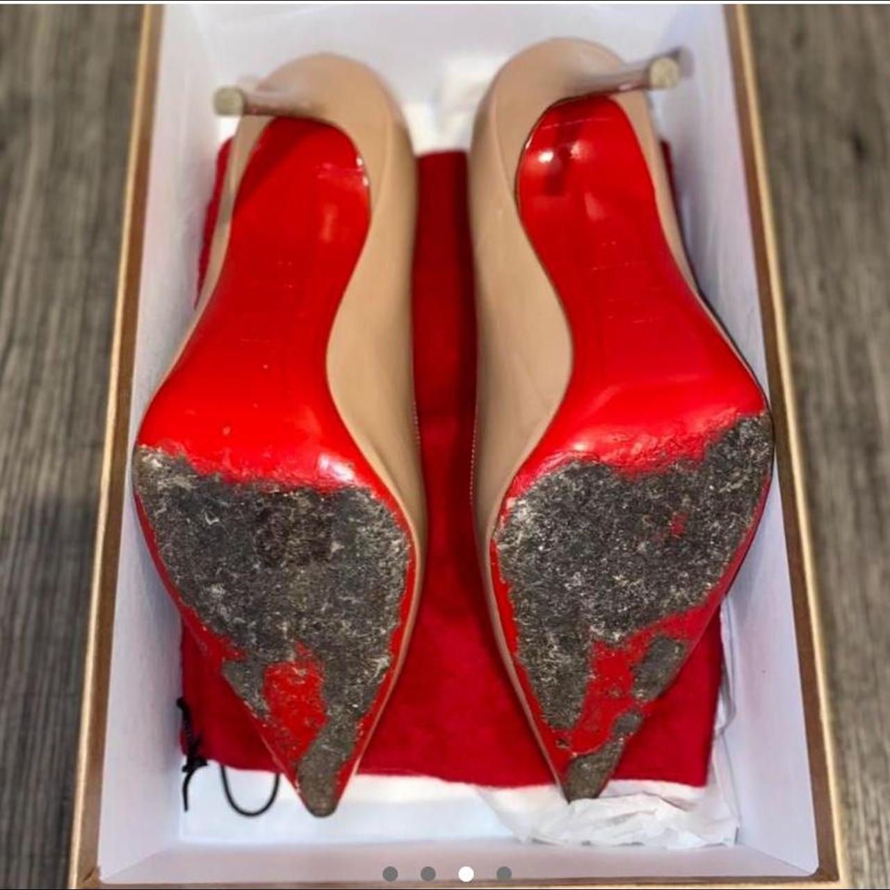 Christian Louboutin DECOLLETE 554 100 PATENT... - Depop