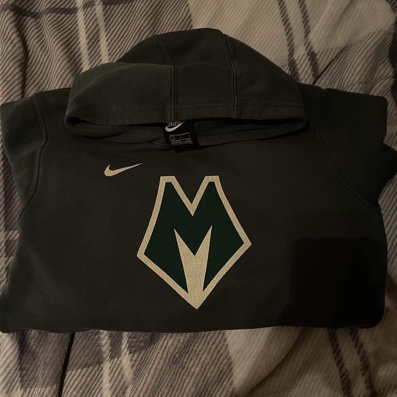 mens dark green nike hoodie