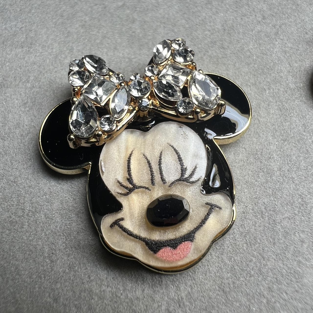 Disney X BAUBLEBAR Minnie Mouse Rhinestone Statement Studs Gold