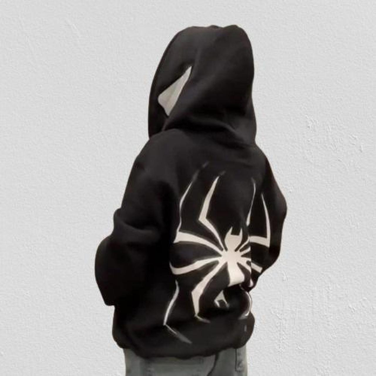 Y2K Superhero Spiderman Jacket Women Men Teen Punk... Depop