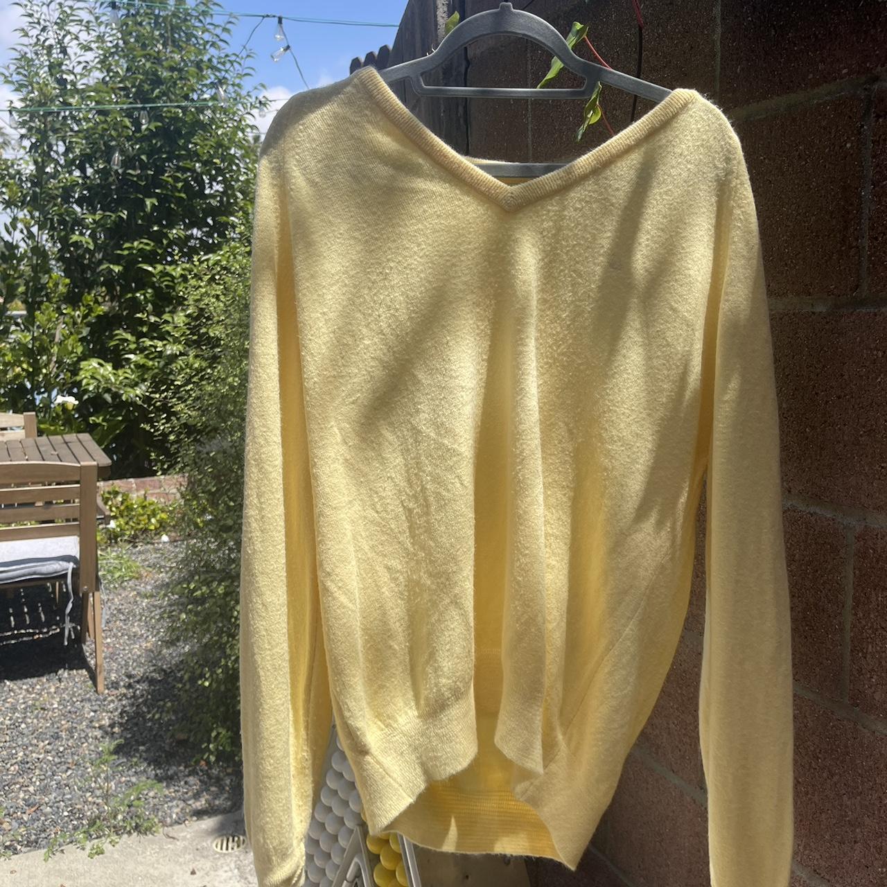 VINTAGE CHRISTIAN DIOR SWEATER SIZE XL butter. Depop