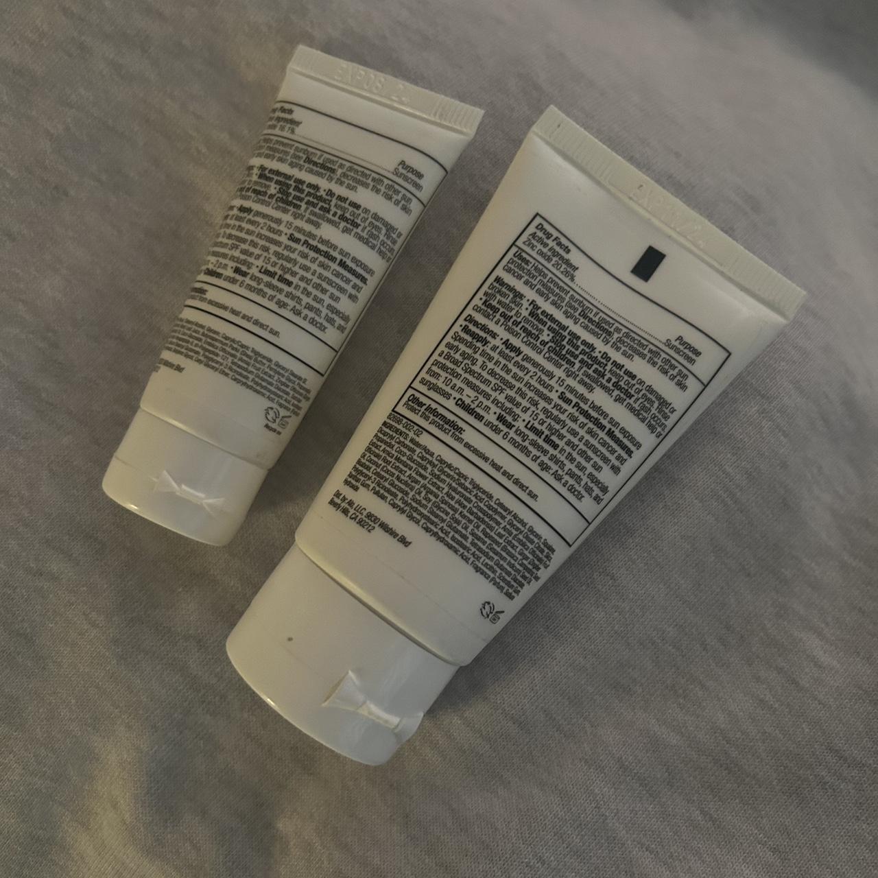 ALO sunscreen and face lotion