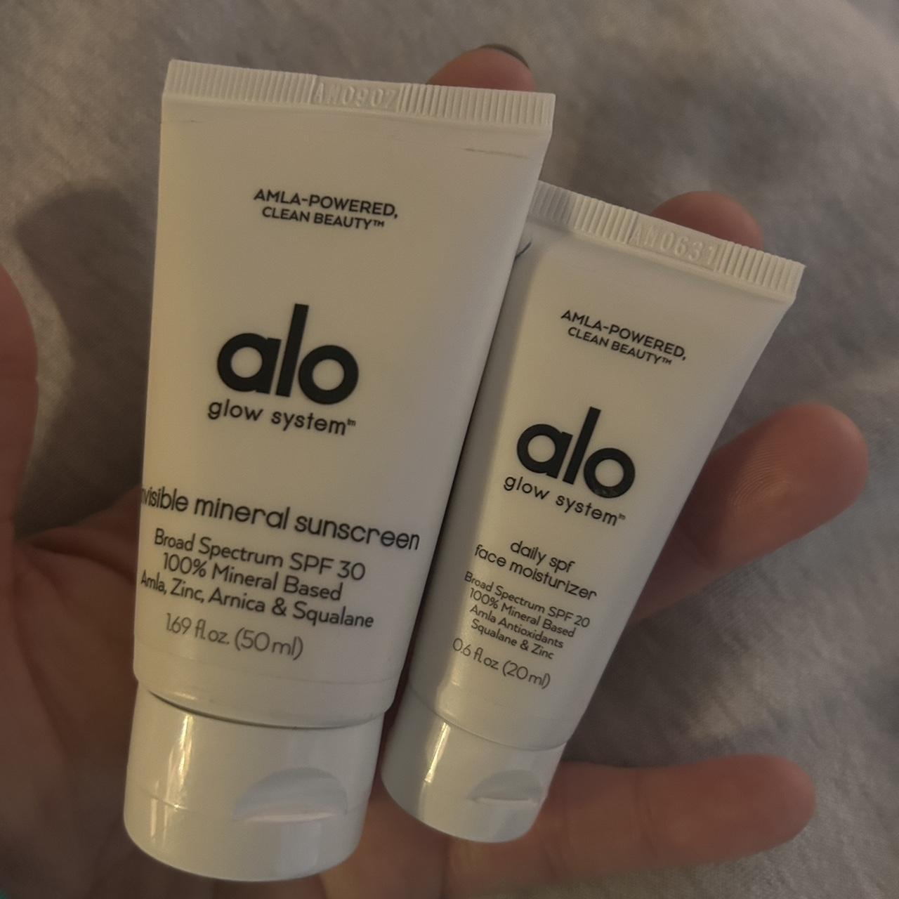 ALO sunscreen and face lotion