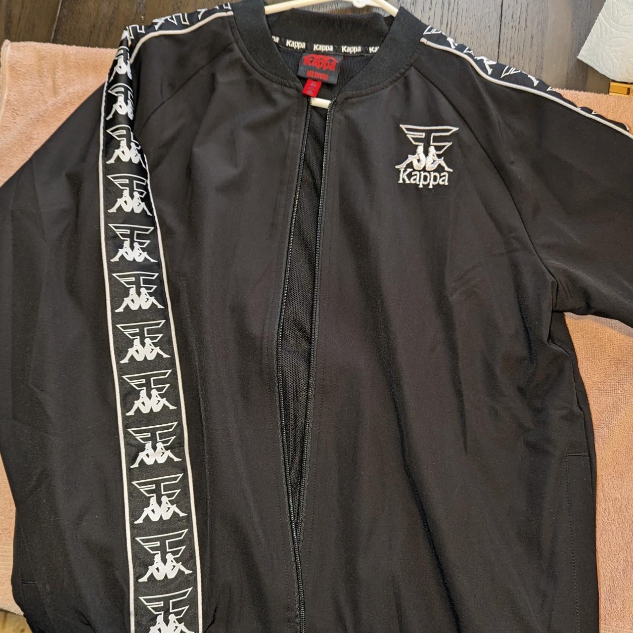 Medium Faze x Kappa Collab Jacket Worn once Like new - Depop