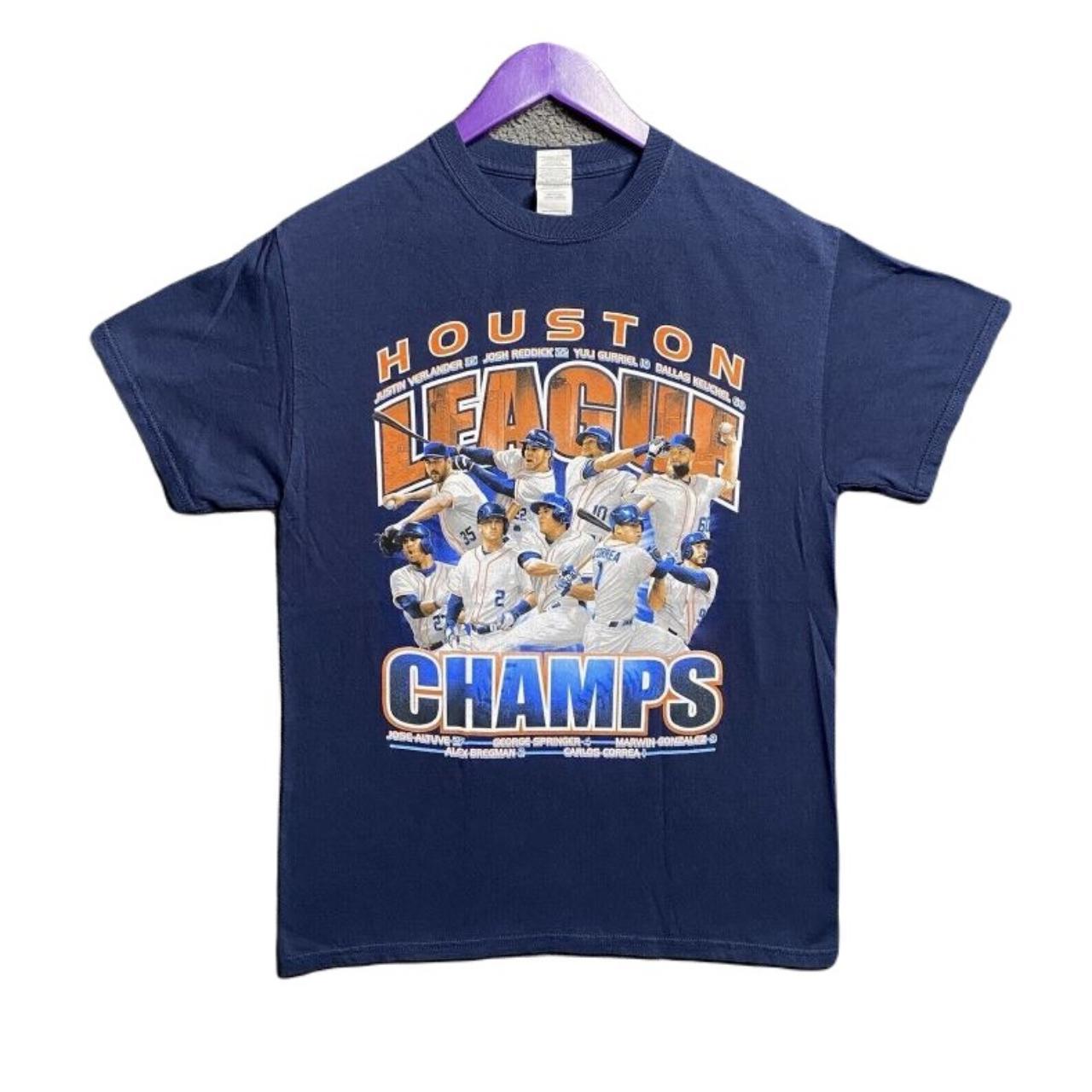 Houston Astros World Series Champions Roster T-Shirt - Depop