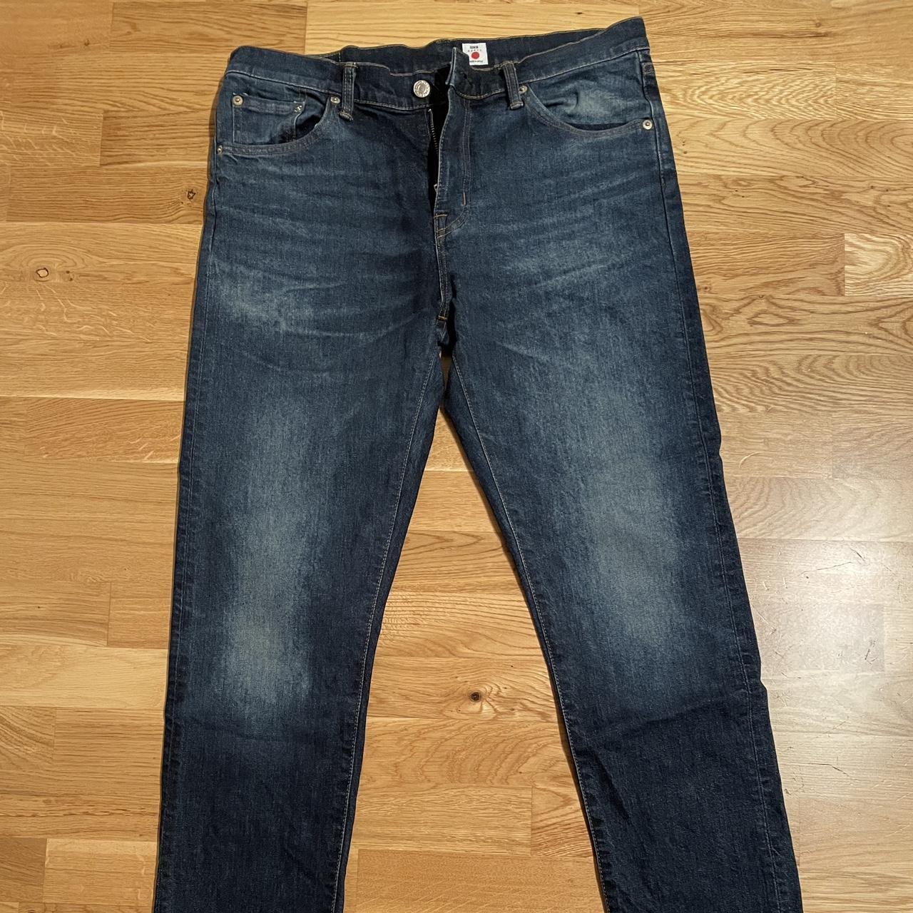 Mens Edwin Jeans selvidge denim. 30x32 slim tapered... - Depop