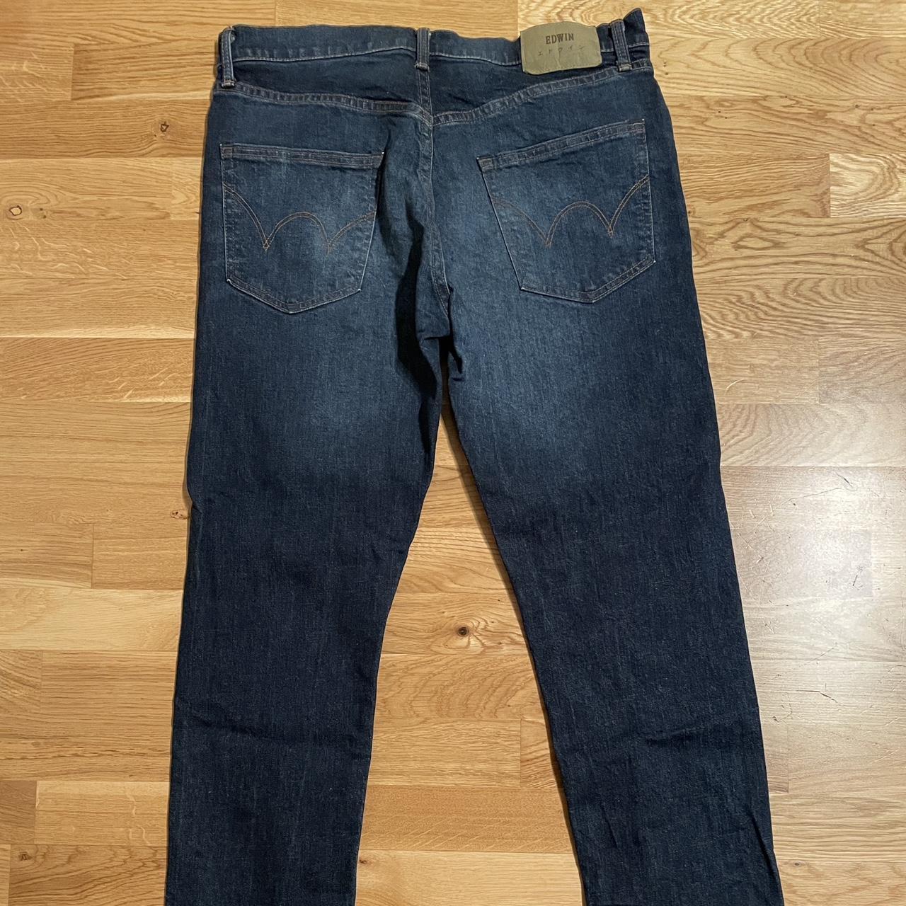 Mens Edwin Jeans selvidge denim. 30x32 slim tapered... - Depop