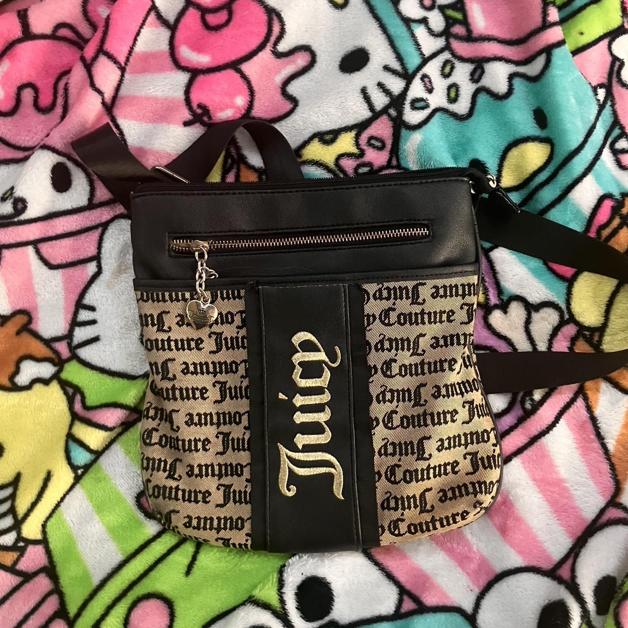 Vintage Juicy Couture Black, outlets Gold, and Pink