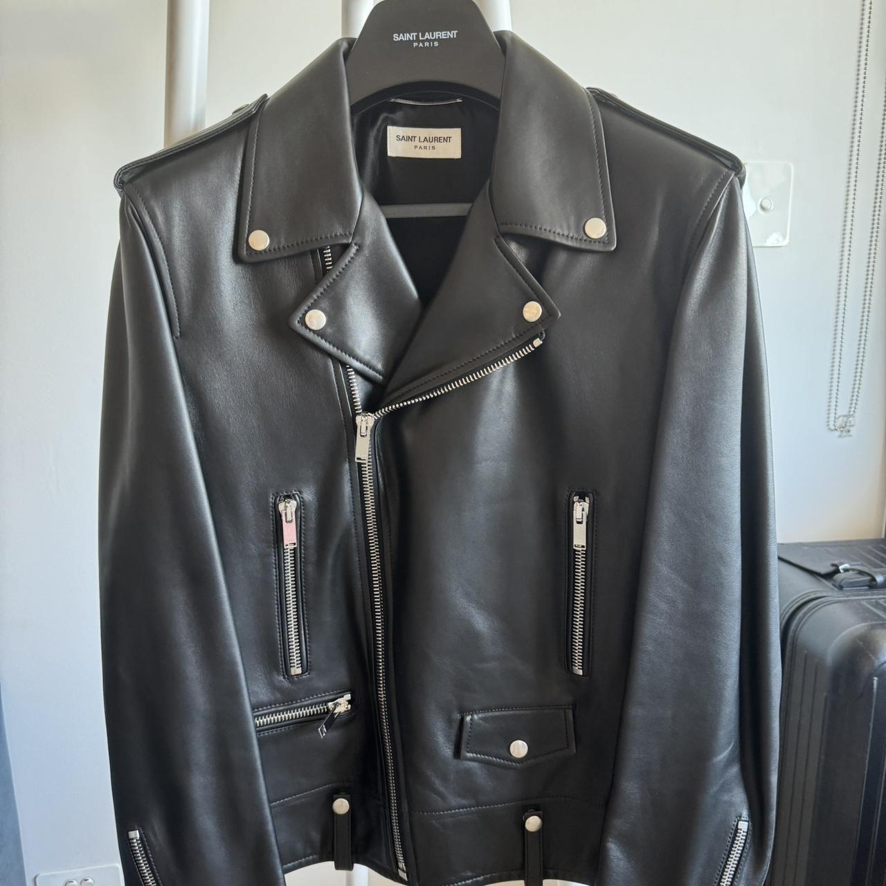 Yves Saint Laurent Biker Jacket Complete Brand new... - Depop