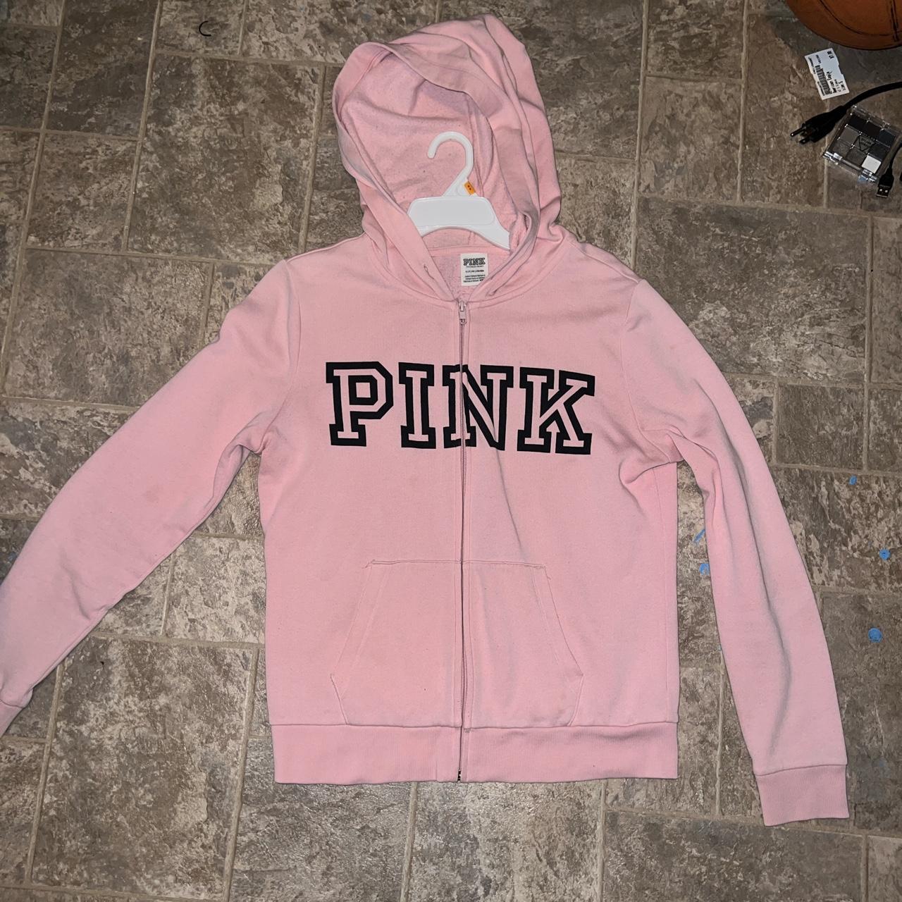 Victoria Secret PINK jacket (drawstrings are not in... - Depop