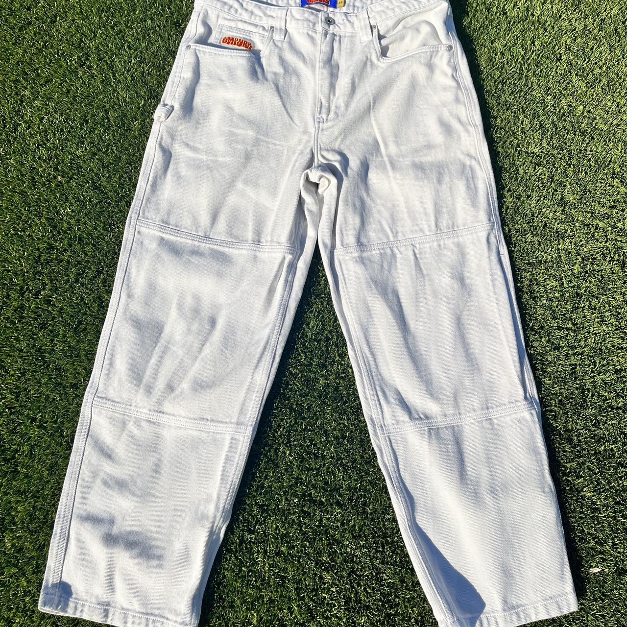34” White Empyre Jeans Depop