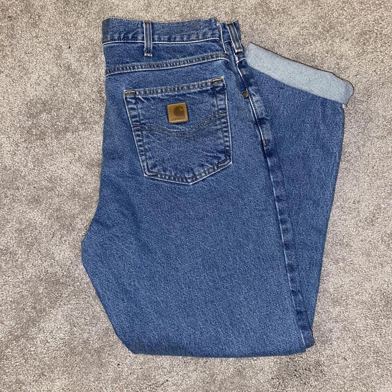 Vintage Men’s carhartt Jeans Size 34X32... - Depop