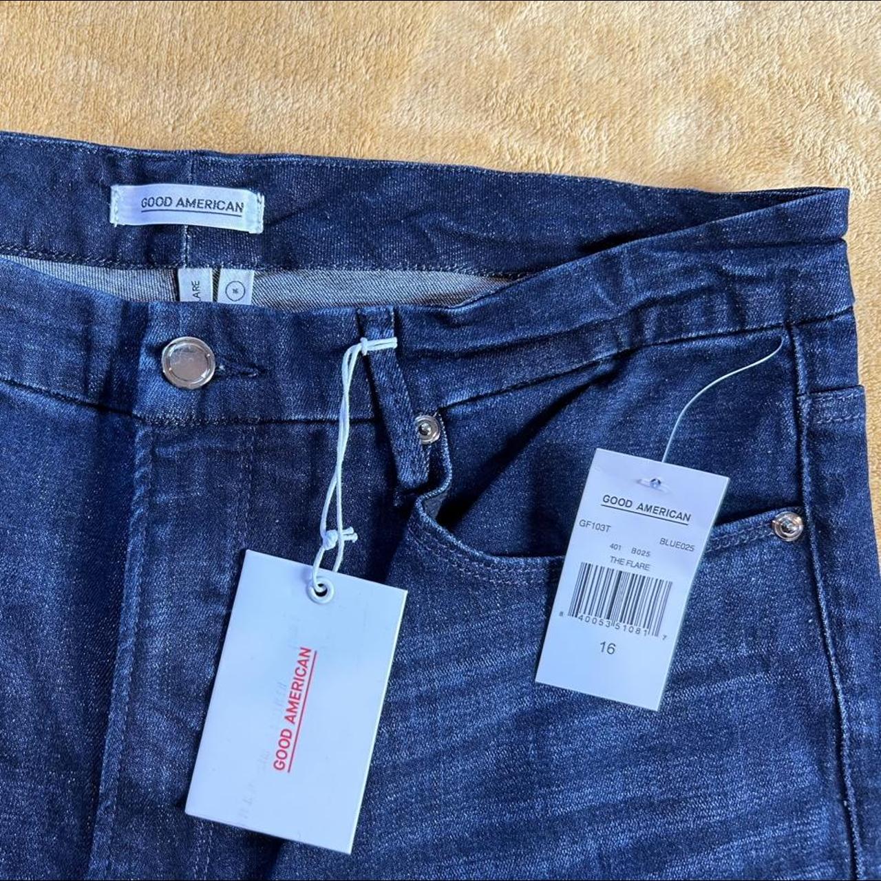 Good American Good Flare Jeans in Blue025