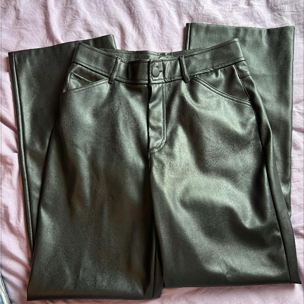 ZARA - Leather Pants, size medium, NWOT - Depop