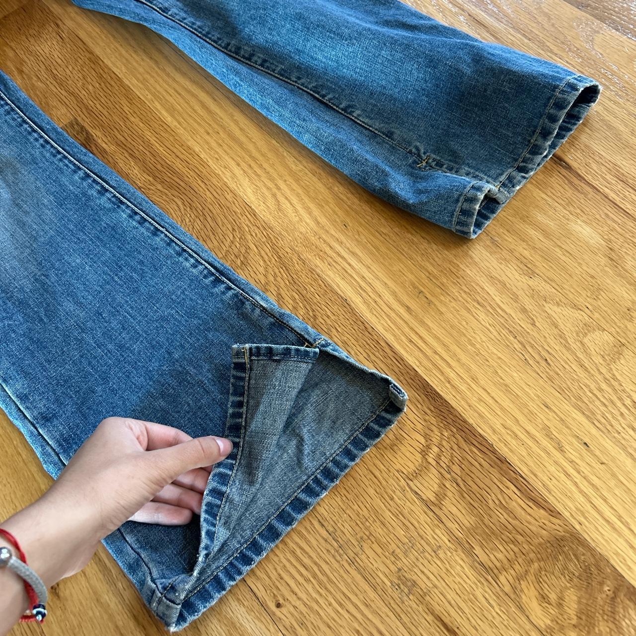 Adorable Y2K Jill Stuart jeans with heart shaped... - Depop