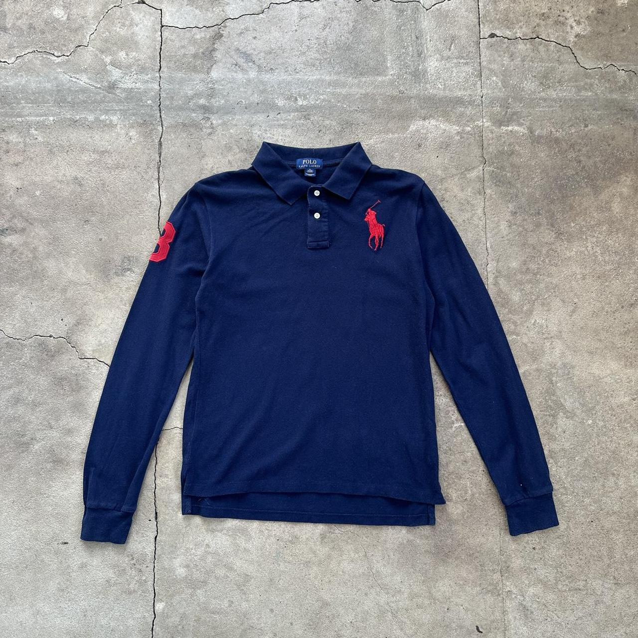 Polo ralph lauren big pony long sleeve hotsell