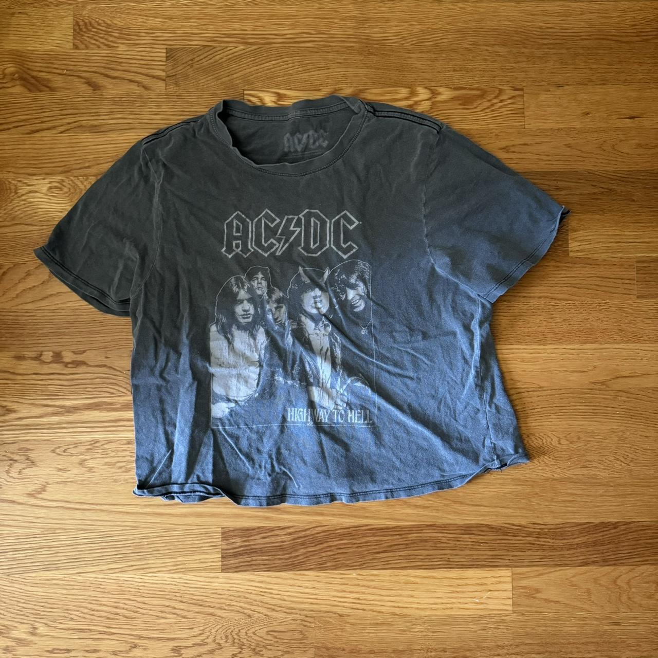 AC/DC crop top Loose and comfy Large No return... - Depop