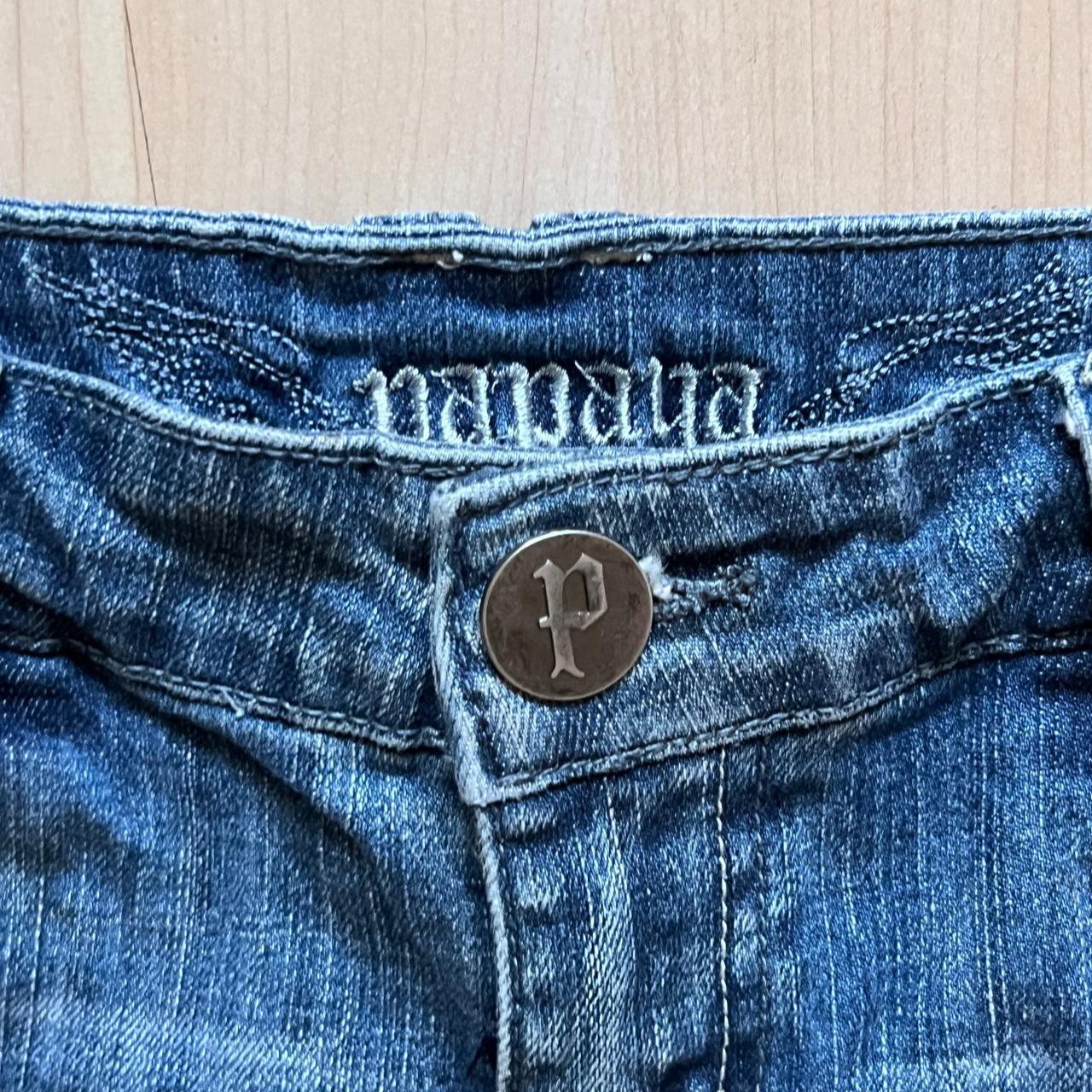 Vintage Papaya Mini Jean shorts Very mini Original... Depop