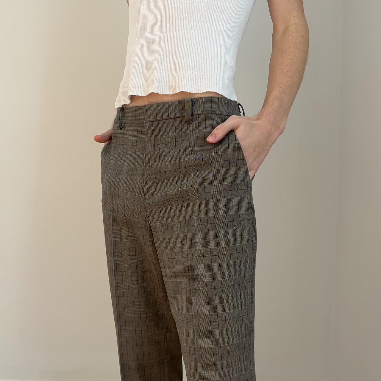 UNIQLO Plaid slacks Comfortable and slim fit - Depop