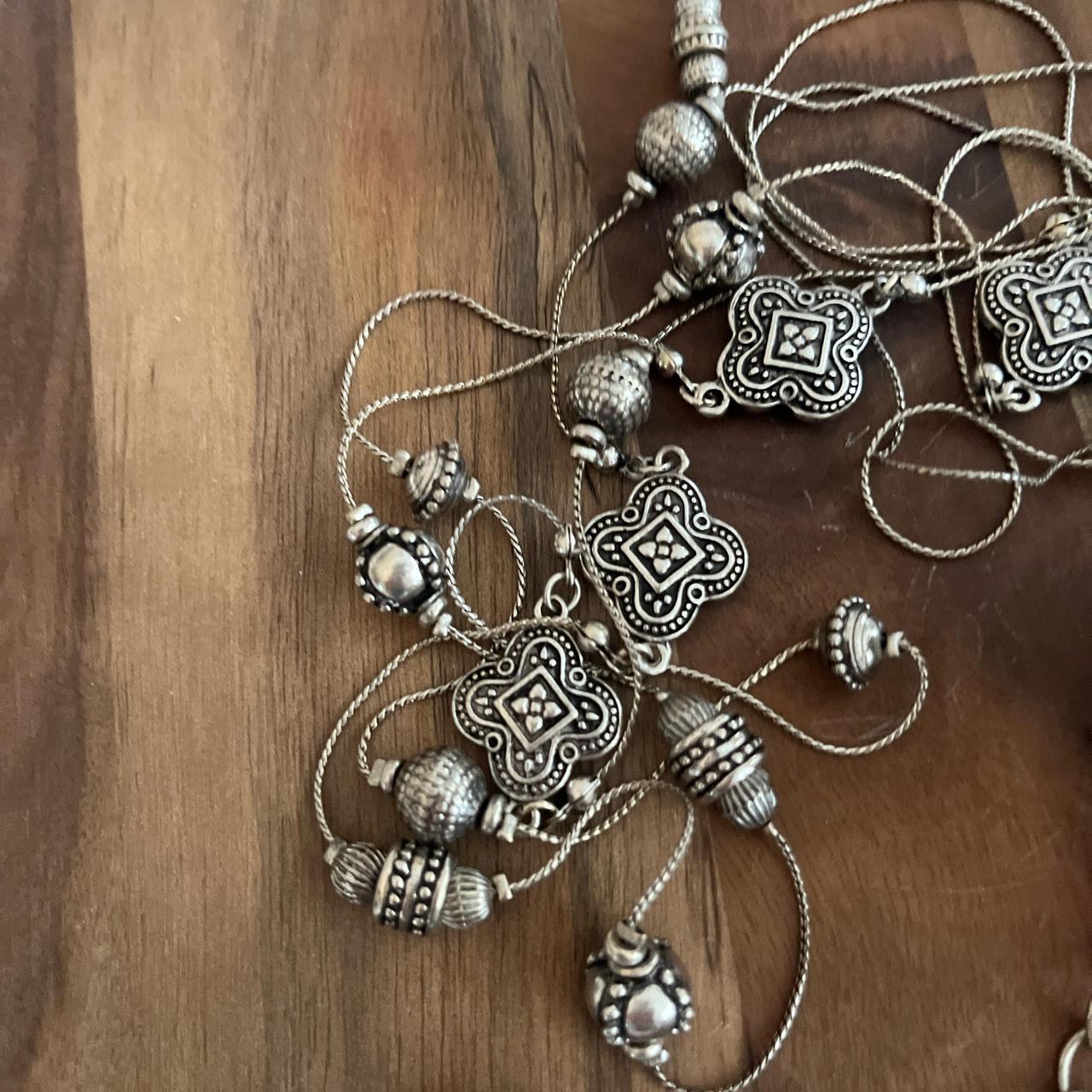 Ruby Rd. Women's Necklace - Silver/Brown – Ruby R… - image 3