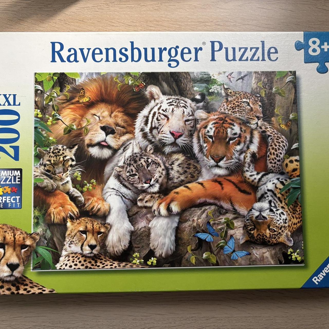 Ravensburger 200 piece big cat puzzle. In perfect. Depop