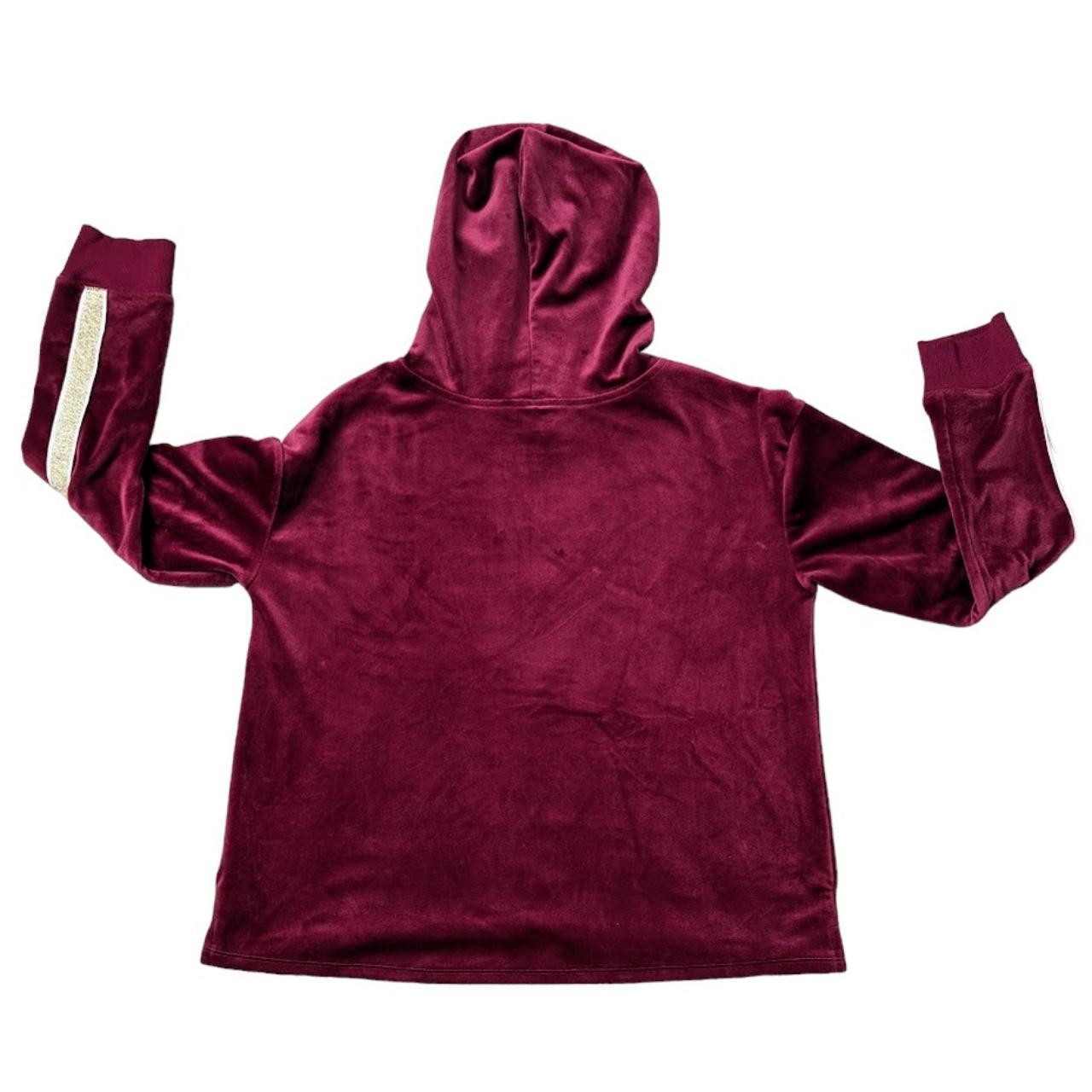 Burgundy and gold on sale hoodie