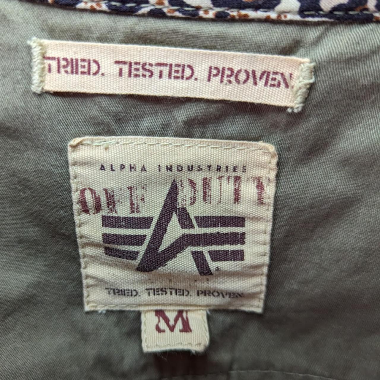 Alpha Industries Off Duty Military Style Jacket Army... - Depop