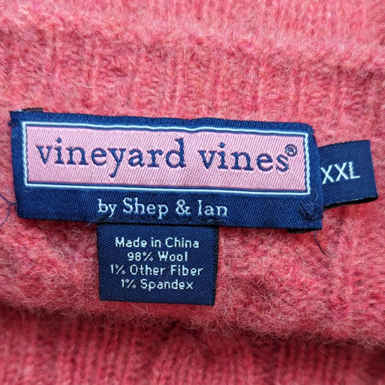 Vineyard Vines Shep & Ian Cable Knit Sweater Crew... Depop