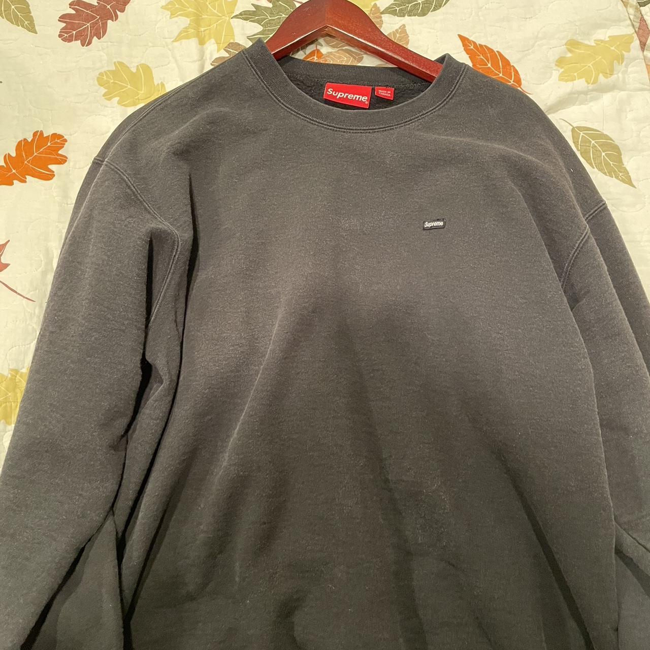 Supreme small box logo crew neck sweater - Depop