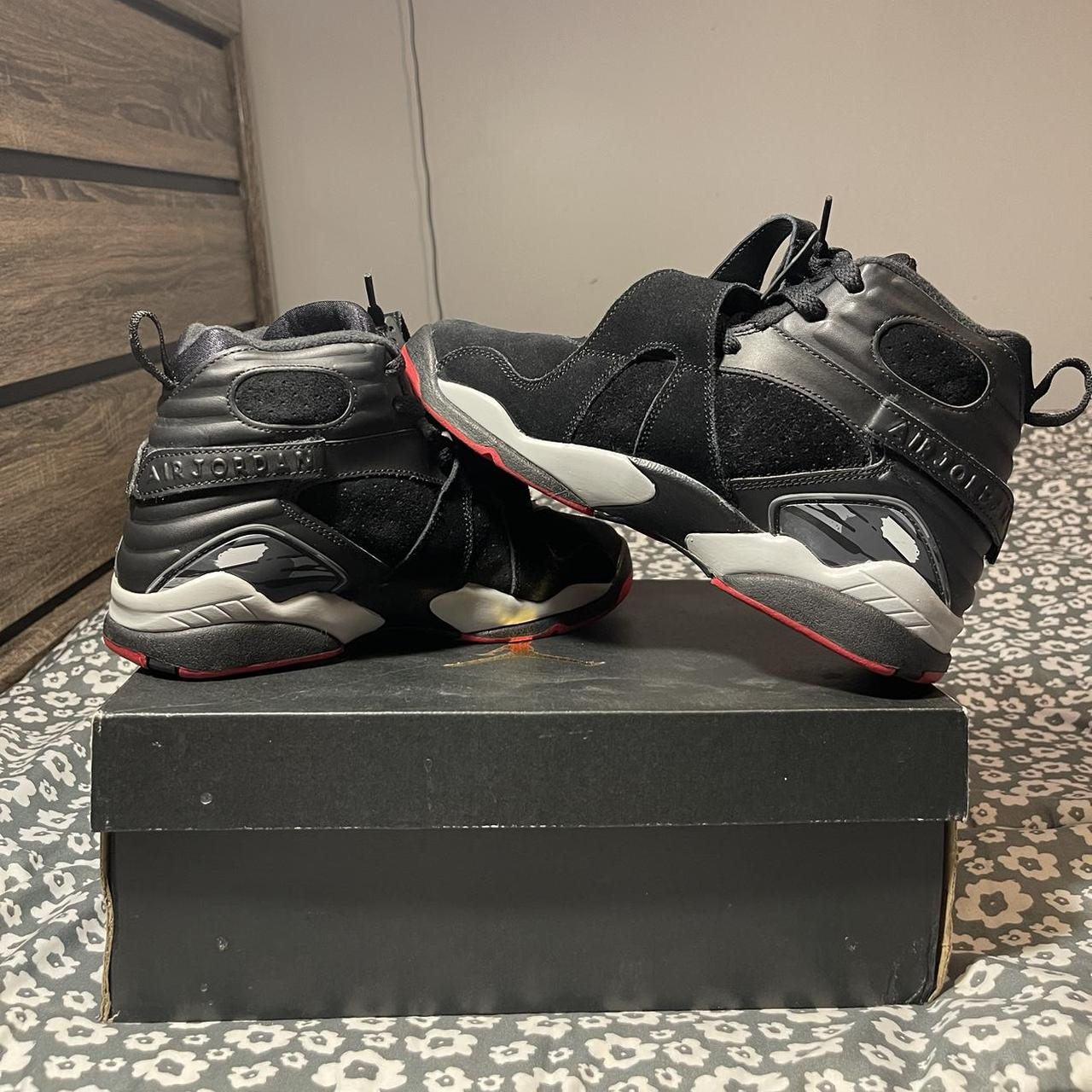 Jordan 8 “Black Cement” size 6.5y and 8 in women’s... - Depop