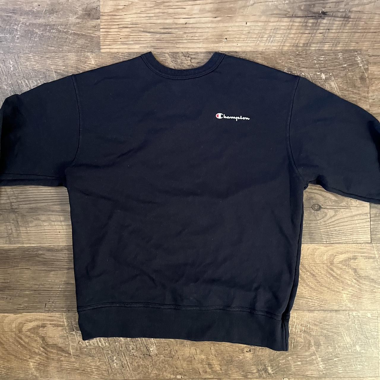 Navy Champion crewneck sweatshirt. Never worn medium. - Depop