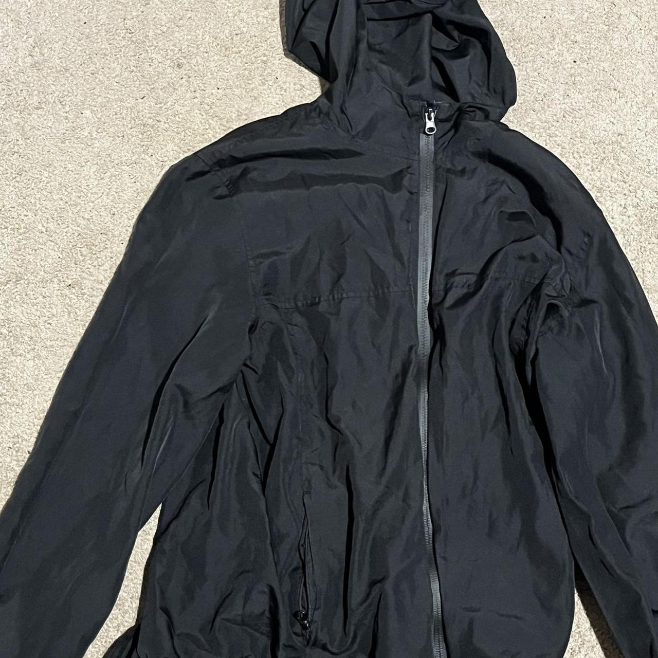 Black windbreaker OPIUM - Depop